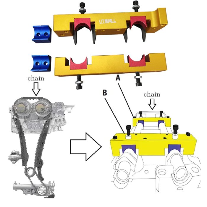 ابزار تایمینگ مرسدس بنز L.k A2195 - Image 7